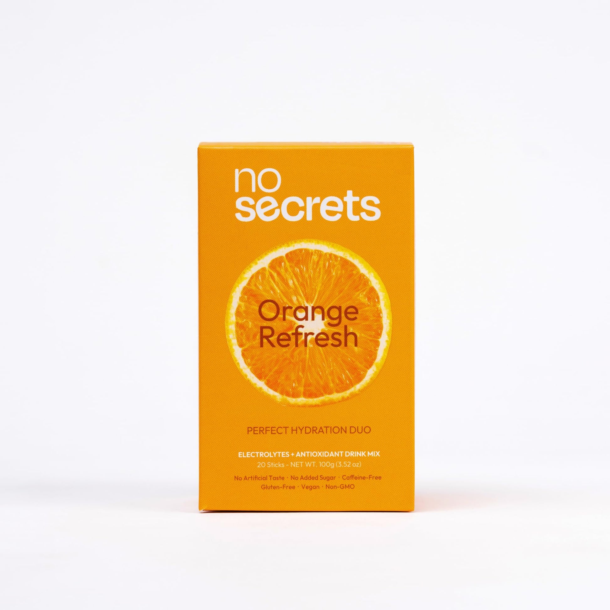 No SECRETS Perfect Hydration Duo – Fresh Lime - Pack Of 1 (20 Sticks) | Electrolytes & antioxidants | Astaxanthin | Vegetaria