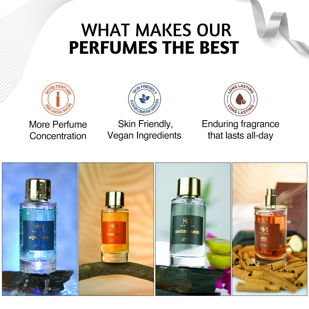 NOURISH MANTRA Oudacity Eau de Parfum, 100 ml, Unisex, Oud & Rose, Spray - ingredients panel