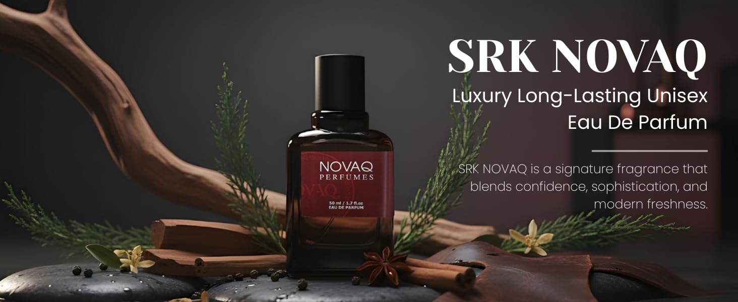 NOVAQ Untold Eau de Parfum, 50ml, Unisex Long-Lasting Fragrance for Daily Wear - in use