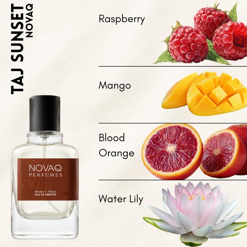 NOVAQ Untold Eau de Parfum, 50ml, Unisex Long-Lasting Fragrance for Daily Wear - front view (24)