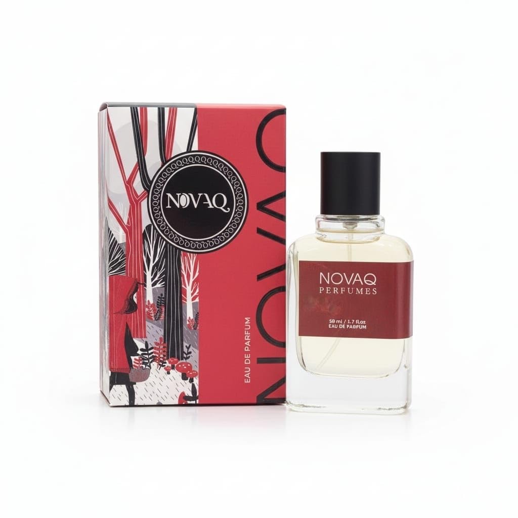 NOVAQ Untold Eau de Parfum, 50ml, Unisex Long-Lasting Fragrance for Daily Wear - close-up detail (27)
