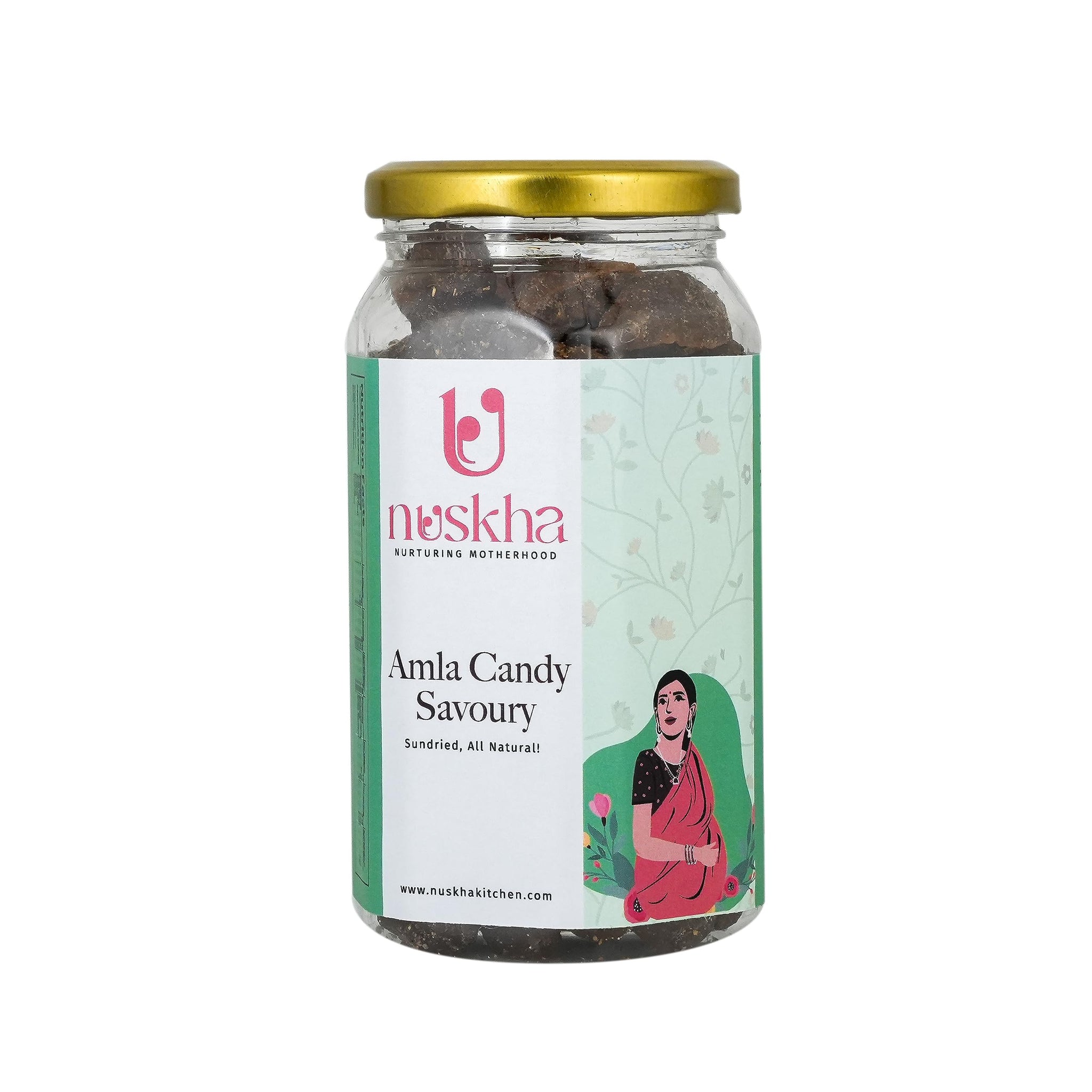NUSKHA KITCHEN Amla Candy 300g Hard Candy Indian Gooseberry Candy No Artificial Flavours