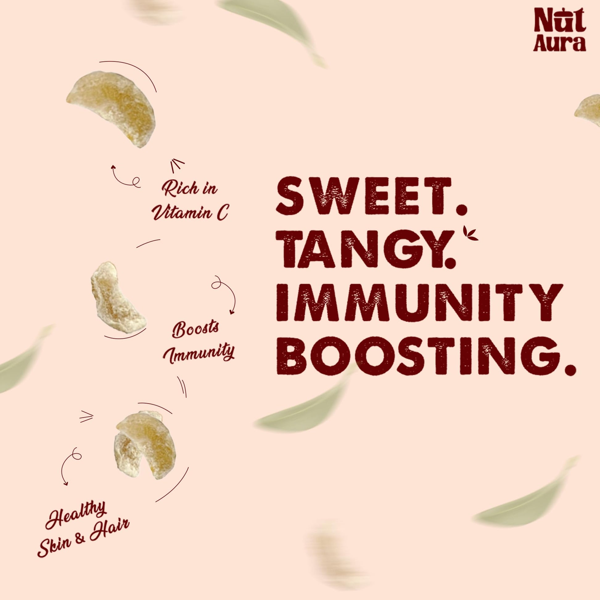 Nut Aura Amla Candy, Indian Gooseberry Candy - Sweet & Tangy, No Artificial Additives - packaging