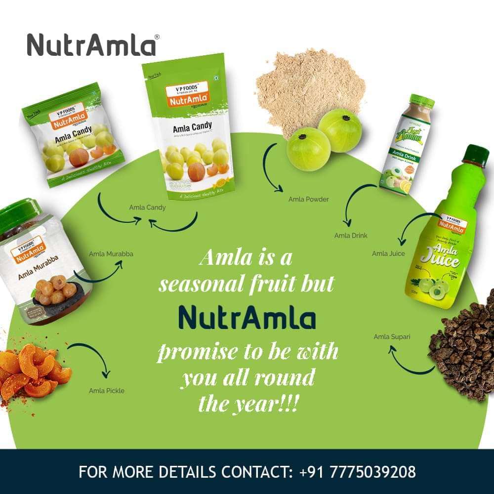 NutrAmla Classic Amla Candy Pieces, 400g (2 x 200g), Gooseberry Candy Combo Pack - ingredients panel