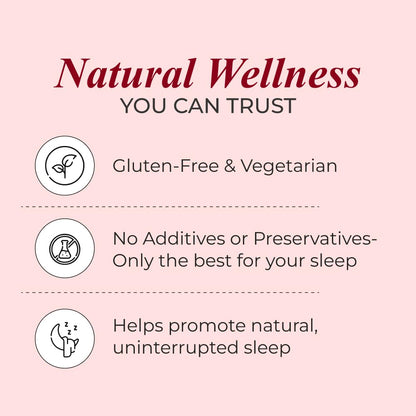NUTRELA Ashwagandha & Melatonin Gummies for Adults, Strawberry Flavored Dietary Supplement - close-up detail