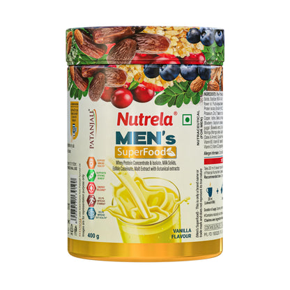 Nutrela Combo Women Superfood & Men Superfood Whey Protein Supplement Powder, 400g Each - front view