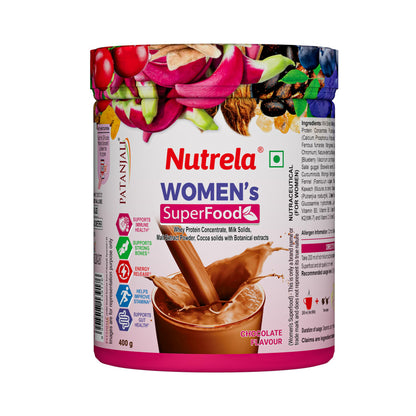 Nutrela Combo Women Superfood & Men Superfood Whey Protein Supplement Powder, 400g Each - packaging (23)