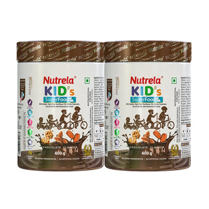 Nutrela Kids Protein Powder, Chocolate Flavor, Vegetarian Protein Supplement with PDCAAS Score of 1 (11)