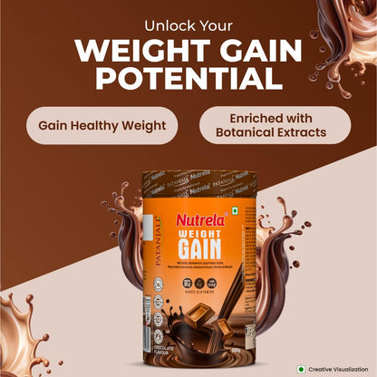 NUTRELA Mass Gainer Powder, Meal Replacement Beverage, with Vitamins and Herbs - packaging (13)
