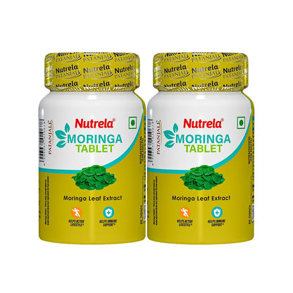 NUTRELA Moringa Leaf Extract Tablets, 60 Tablets, Nutritional Supplement for Adults (10)