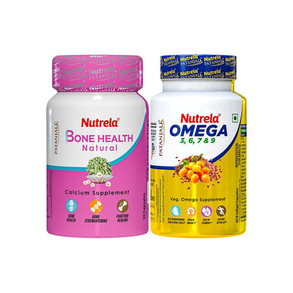 NUTRELA Omega 3 6 7 9 Supplement, 60 Veg Softgels, with Flaxseed Oil and Sea Buckthorn Oil (13)