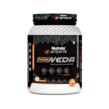 NUTRELA Sports Whey Protein Isolate Powder by Patanjali, Whey Protein Supplement