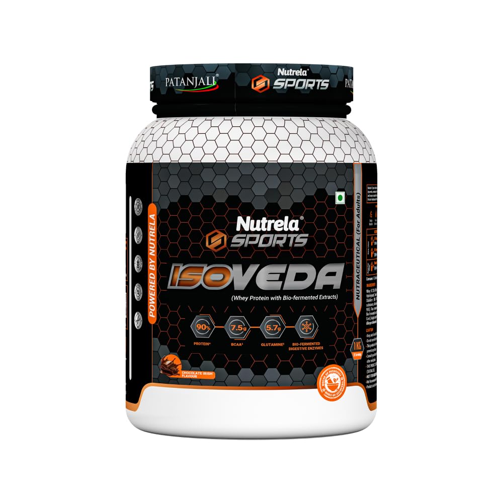 NUTRELA Sports Whey Protein Isolate Powder by Patanjali, Whey Protein Supplement (18)