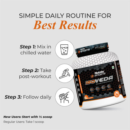 NUTRELA Sports Whey Protein Isolate Powder by Patanjali, Whey Protein Supplement - ingredients panel (39)