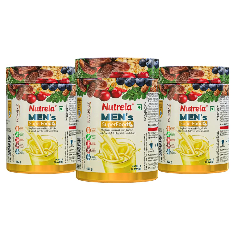 NUTRELA Sports Whey Protein Powder, Concentrate + Isolate Blend, 24g Protein per Scoop, with Digestive Enzymes, Adult, Vegeta