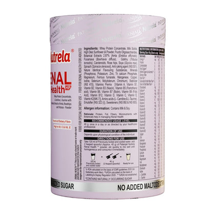 NUTRELA Whey Protein Concentrate Blend with Botanicals, Prebiotic Fiber, and Amino Acids, 400g - front view