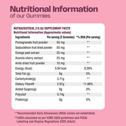 Nutriburst Collagen Gummies, Raspberry Flavor, 60 Count, Vegetarian, No Added Sugar - back view