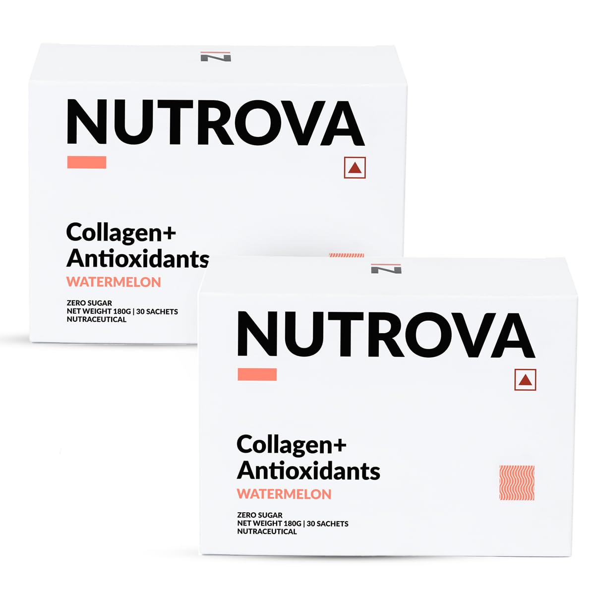 NUTROVA Collagen+ Antioxidants Marine Collagen Powder Supplement with Vitamin C, E, Taurine for Adults (18)