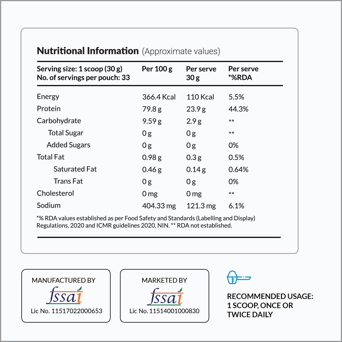 NUTROVA Whey Protein Isolate Powder, Dark Chocolate, 1Kg, 24g Protein per Scoop, No Artificial Sweeteners - back view (13)