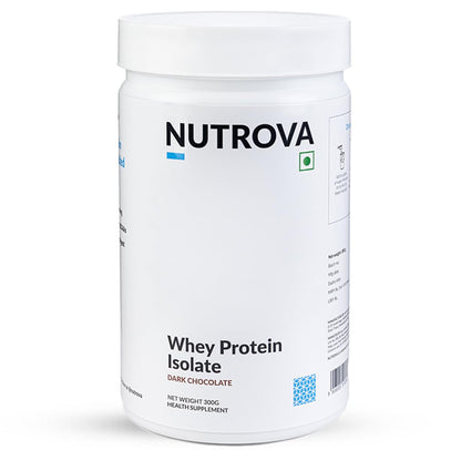 NUTROVA Whey Protein Isolate Powder, Dark Chocolate, 1Kg, 24g Protein per Scoop, No Artificial Sweeteners (9)