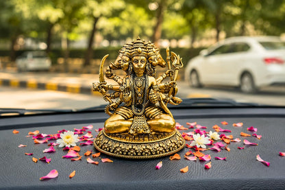 NYSHIRA Panchmukhi Hanuman Brass Idol, Hindu Figurine for Home Temple, Multiple Sizes - packaging