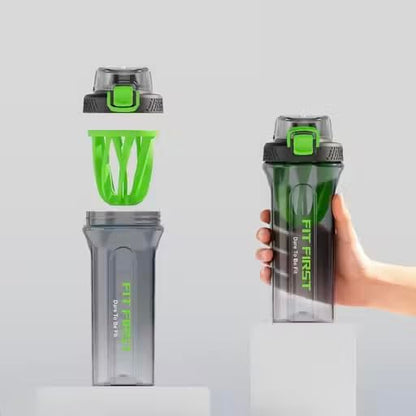 ONIFOO Protein Shaker Bottle 750ml, BPA-Free with Mixing Ball, Leak-Proof Sports Bottle, Modern Style - label detail