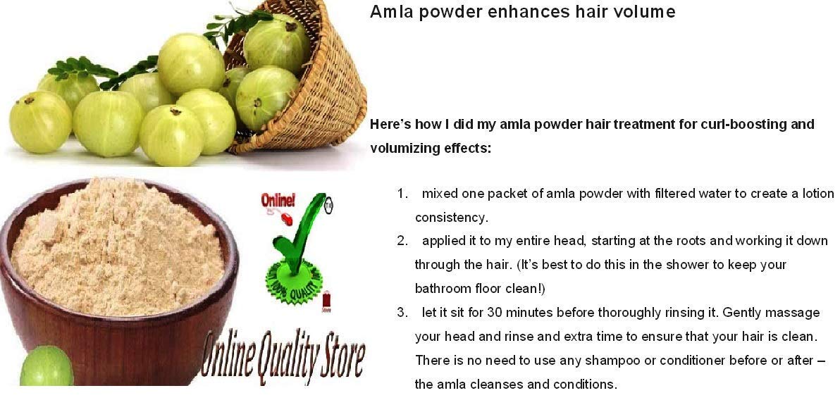 Online Quality Store Dried Amla, 250g, Indian Gooseberry Fruit for Hair and Skin Care - back view (18)