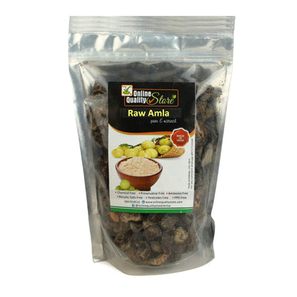 Online Quality Store Dried Amla, 250g, Indian Gooseberry Fruit for Hair and Skin Care - label detail (20)