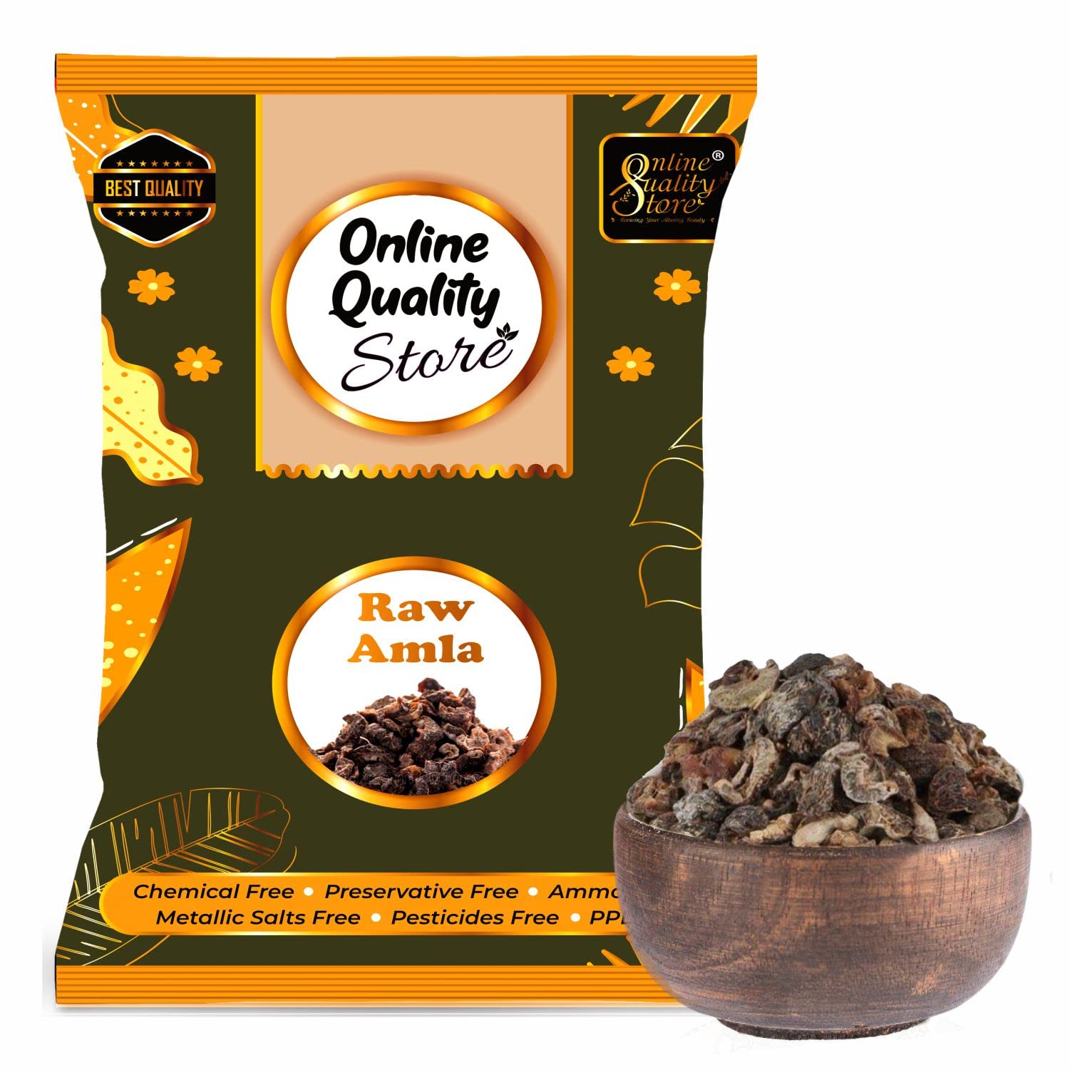 Online Quality Store Dried Amla, 250g, Indian Gooseberry Fruit for Hair and Skin Care (9)