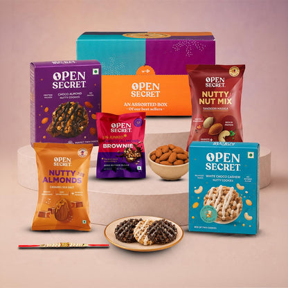 Open Secret Rakhi Set for Brother | Combo of 18 | Rakhi Gift for Brother & Bhabhi, Gift Hamper, Rakshabandhan Gifts for Siste