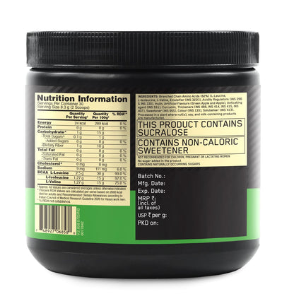Optimum Nutrition BCAA 5000 Powder, 250g, Branched Chain Amino Acids Supplement - in use