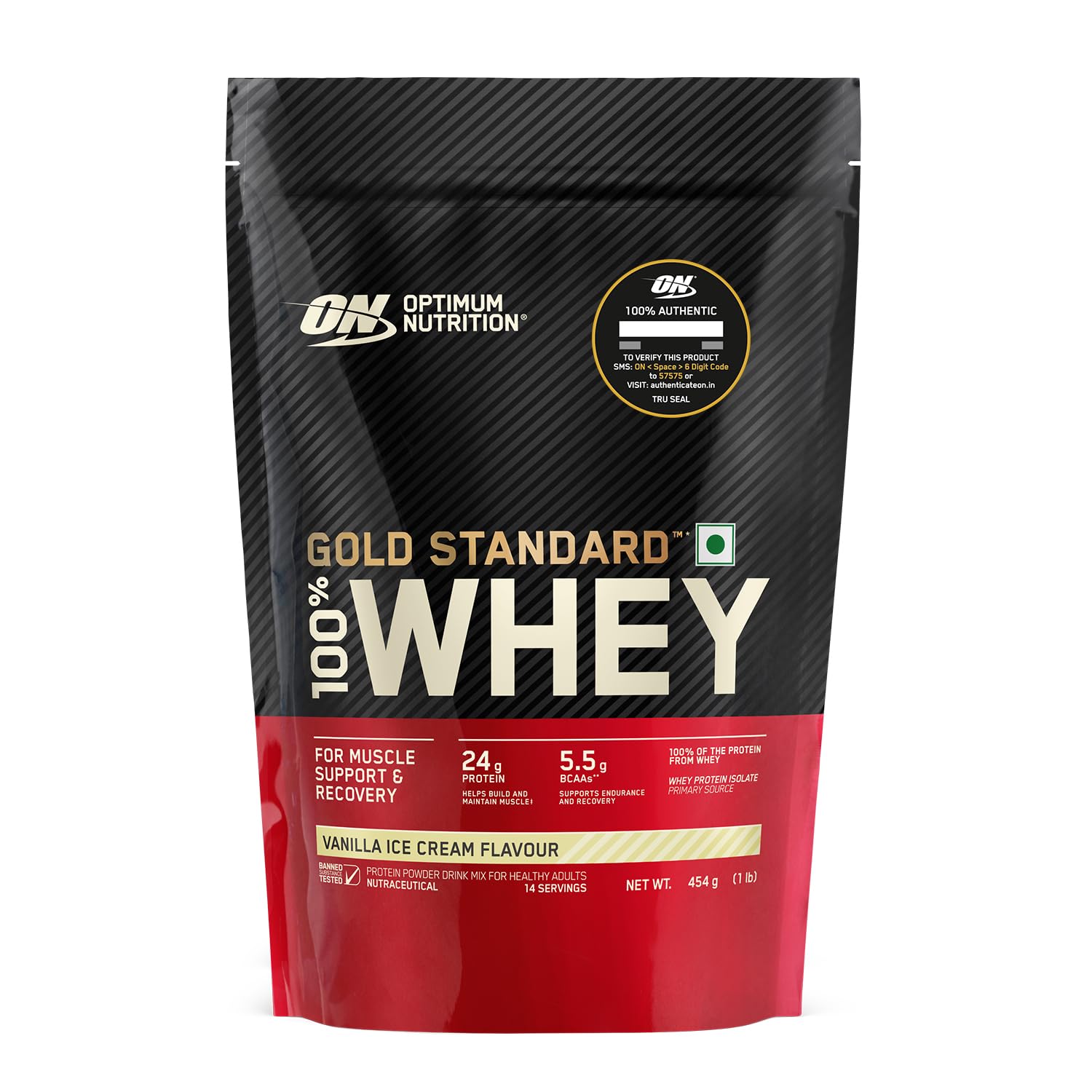 Optimum Nutrition Gold Standard 100% Whey Protein Powder, 5 Single Serve Sachets, 152g, Double Rich Chocolate, Informed Choic