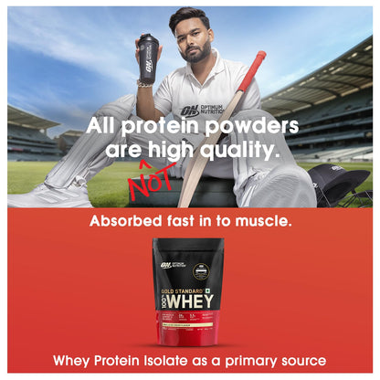 Optimum Nutrition Gold Standard 100% Whey Protein Powder, 5 Single Serve Sachets, 152g, Double Rich Chocolate, Informed Choic