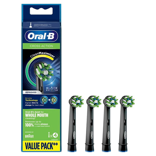 Oral-B CrossAction Replacement Electric Toothbrush Heads, Refills for Braun Handles