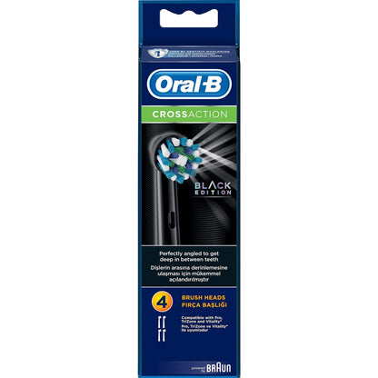 Oral-B CrossAction Replacement Electric Toothbrush Heads, Refills for Braun Handles (2)
