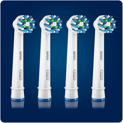 Oral-B CrossAction Replacement Electric Toothbrush Heads, Refills for Braun Handles - front view