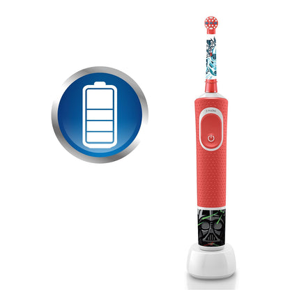 Oral-B Kids Electric Rechargeable Toothbrush, Star Wars Characters, Small Round Head, Extra-Soft Bristles, Multicolor - ingre