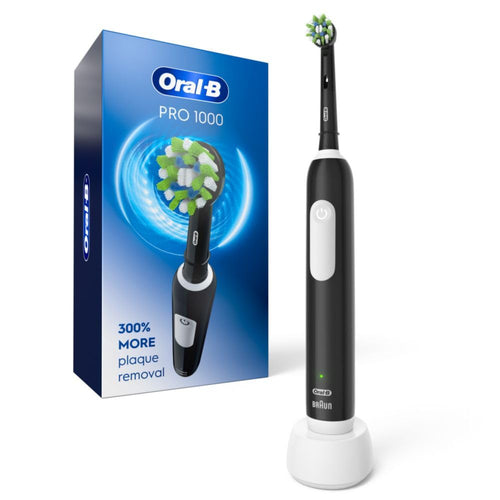 Oral-B Pro 1000 Power Rechargeable Electric Toothbrush for Adults, Cross Action Bristles