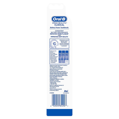 Oral-B Pro-Health Precision Clean Electric Toothbrush, Adult, Rotating, 2 Brush Heads, 1 Count, Multicolor, Australian Standa