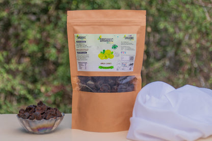 Organic Anand Dried Amla Candy, Indian Gooseberry Snack with Salt, Sugar, Masala - front view