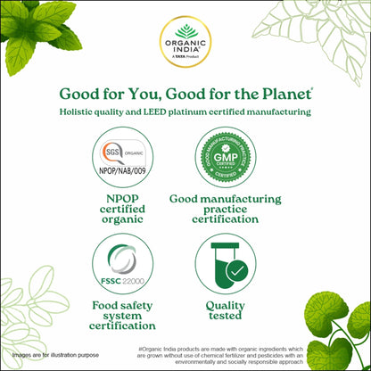 ORGANIC INDIA Moringa Powder, 100g, Whole Sun-Dried Leaf, Herbal Supplement - in use