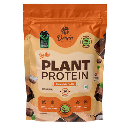 ORIGIN NUTRITION Plant Based Protein Powder, Vegan Pea & Pumpkin Seed, Informed Choice UK Certified - packaging (13)