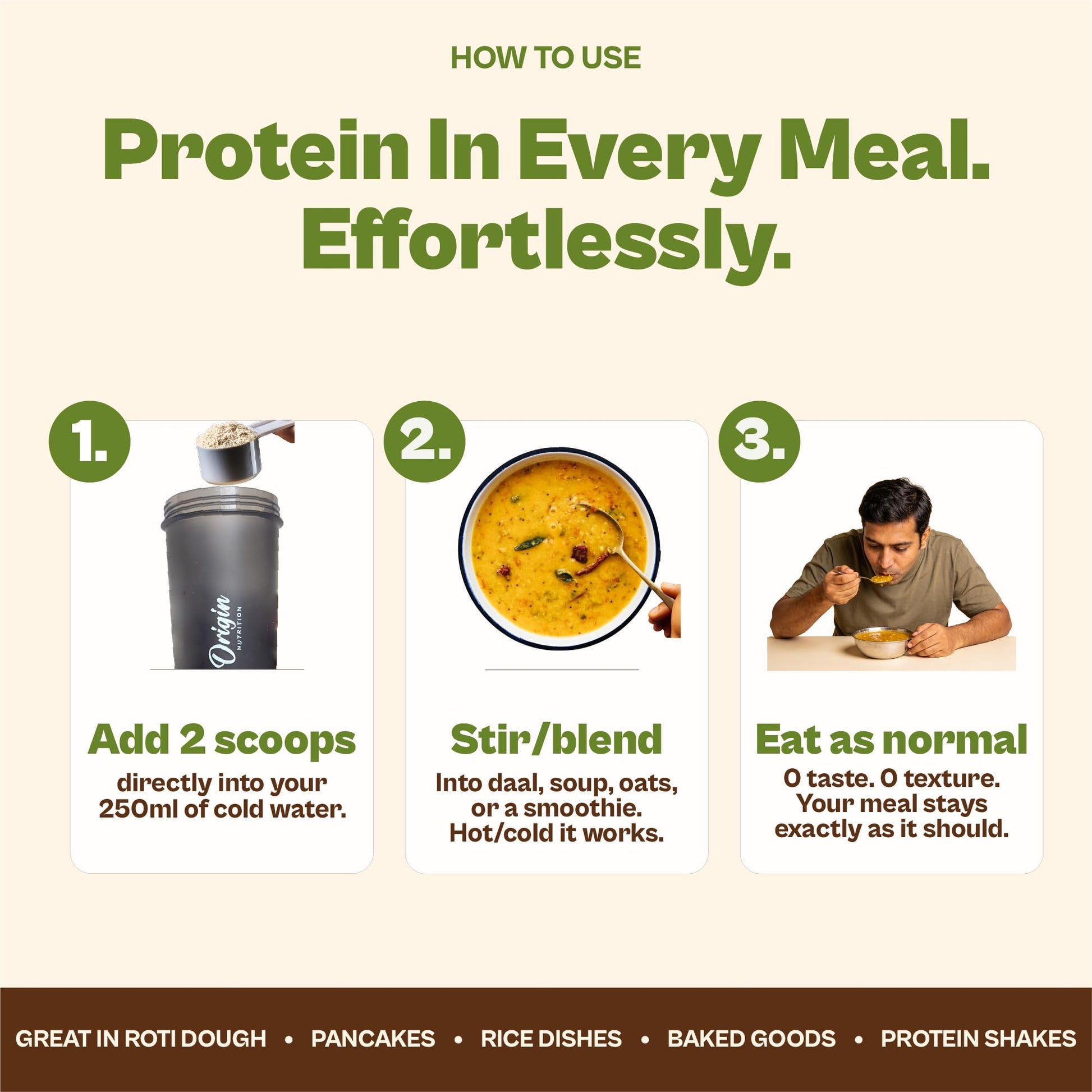 ORIGIN NUTRITION Plant Based Protein Powder, Vegan Pea & Pumpkin Seed, Informed Choice UK Certified - label detail (23)