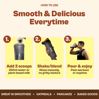 ORIGIN NUTRITION Plant Based Protein Powder, Vegan Pea & Pumpkin Seed, Informed Choice UK Certified - ingredients panel (33)