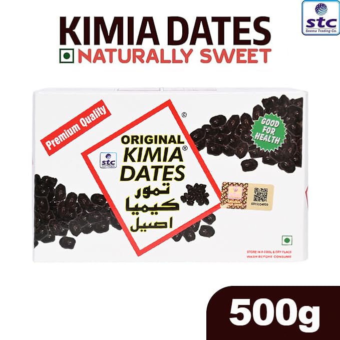 Original Kimia Dates Mazafati Dried Dates - Naturally Sweet, No Preservatives - back view