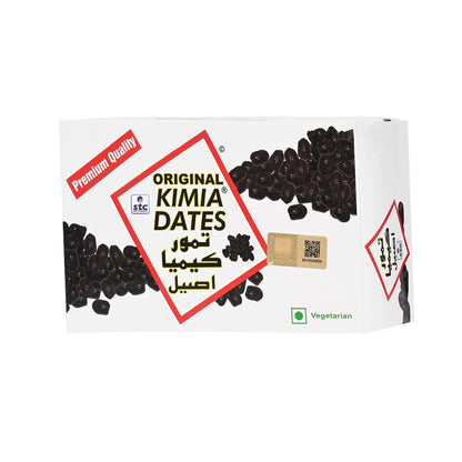 Original Kimia Dates Mazafati Dried Dates - Naturally Sweet, No Preservatives - label detail