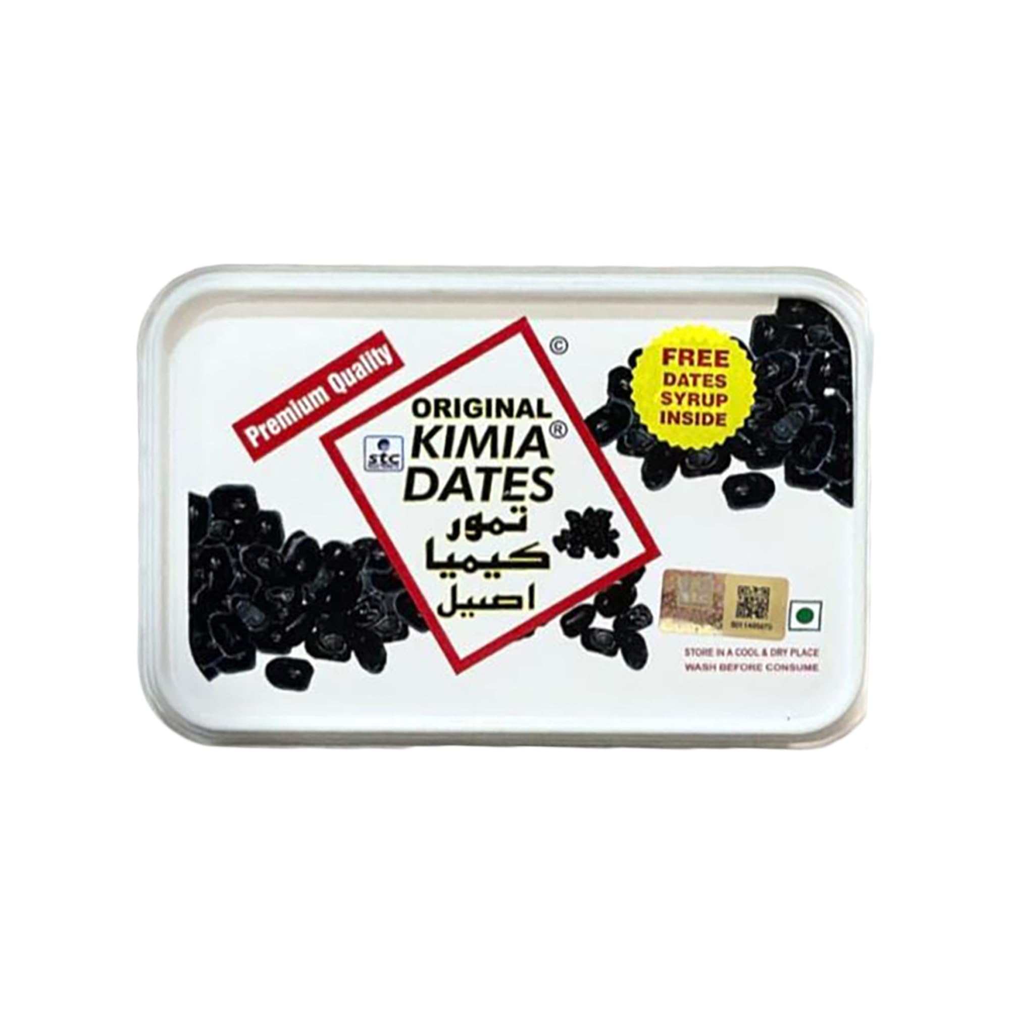 Original Kimia Dates Mazafati Soft Dried Dates, All Natural, No Added Sugar, No Preservatives - label detail