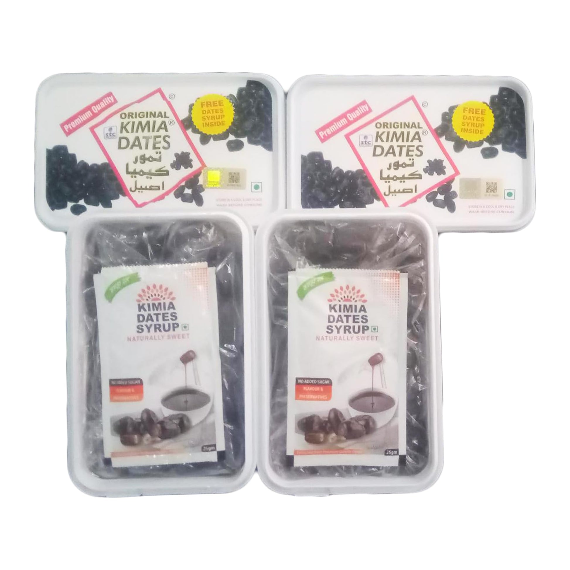 Original Kimia Dates Mazafati Soft Dried Dates, All Natural, No Added Sugar, No Preservatives - close-up detail