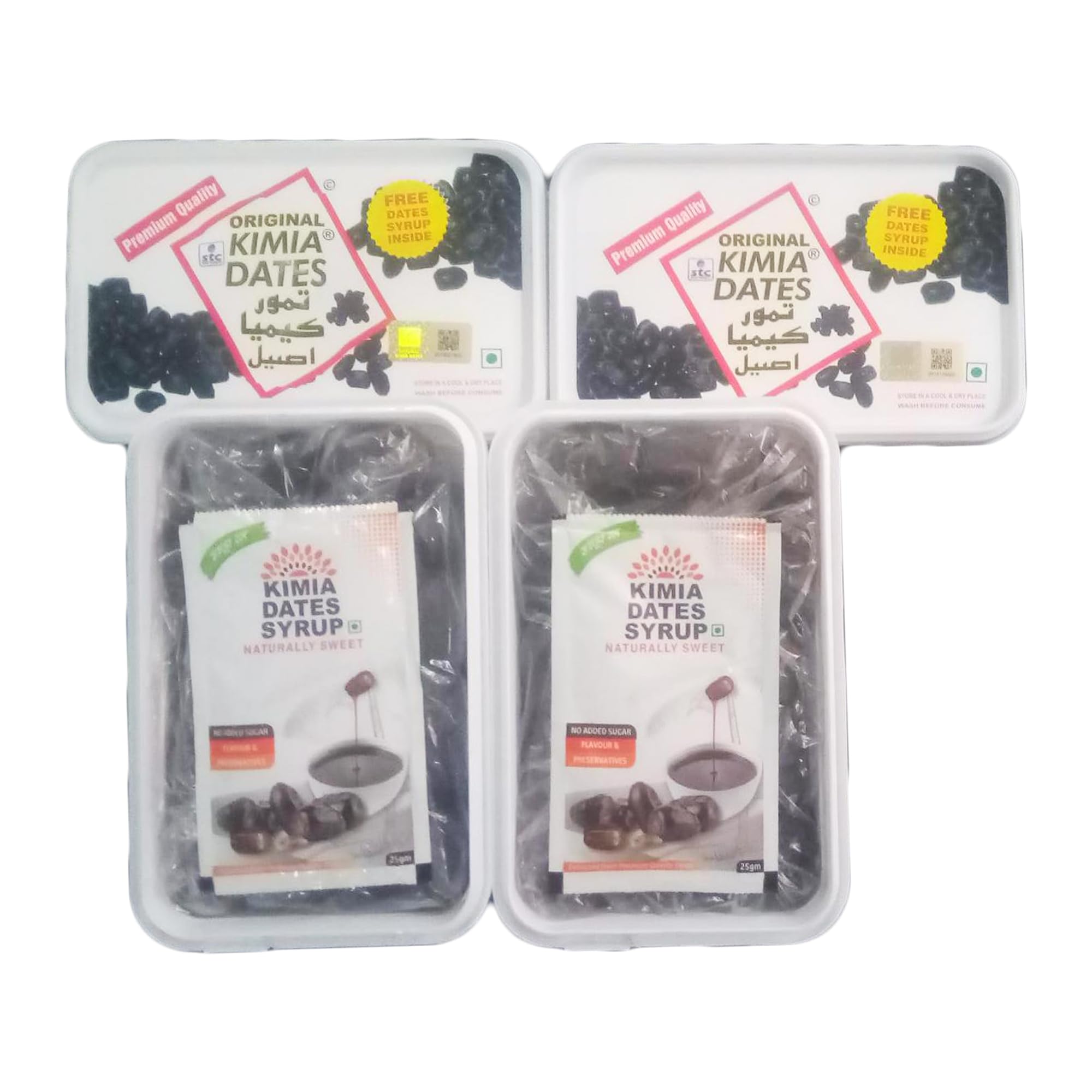 Original Kimia Dates Mazafati Soft Dried Dates, All Natural, No Added Sugar, No Preservatives - close-up detail