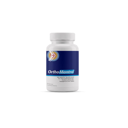 Orthomantra Ortho Mantra Ayurvedic Herbal Supplement Tablets with Shallaki, Hadjod, Jeera, Ajwain Extracts